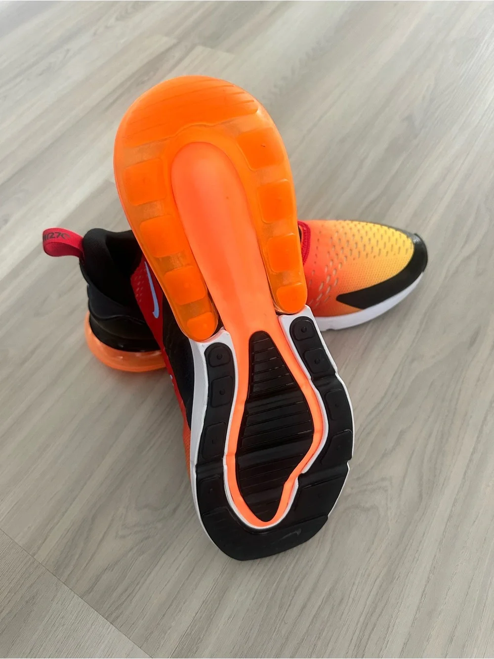 Nike Gradient Orange to Yellow Air Max 270 Shoes